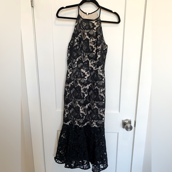 Keepsake the Label - Navy Lace Midi Dress XS BNWT - Picture 1 of 5